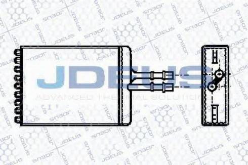 Jdeus 220M24 - Теплообмінник, опалення салону autocars.com.ua