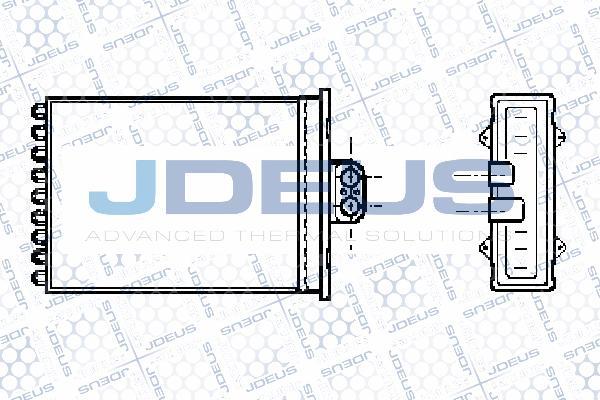 Jdeus 220M27 - Теплообмінник, опалення салону autocars.com.ua