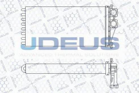 Jdeus 221M42 - Теплообмінник, опалення салону autocars.com.ua