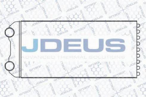 Jdeus 223M28 - Теплообмінник, опалення салону autocars.com.ua