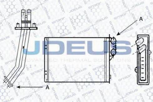 Jdeus 223M49 - Теплообмінник, опалення салону autocars.com.ua