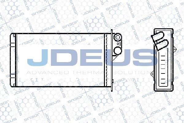 Jdeus 223M58 - Теплообмінник, опалення салону autocars.com.ua