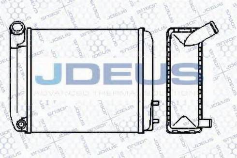 Jdeus 223V05 - Теплообмінник, опалення салону autocars.com.ua