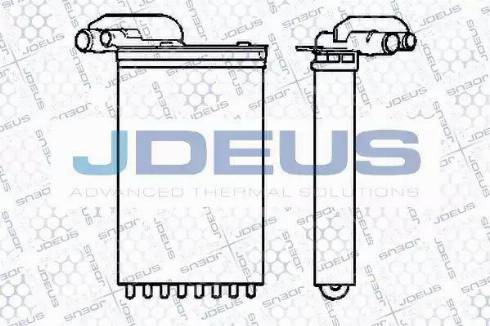 Jdeus 223V10 - Теплообмінник, опалення салону autocars.com.ua