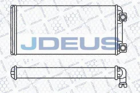 Jdeus 231M05 - Теплообменник, отопление салона autodnr.net