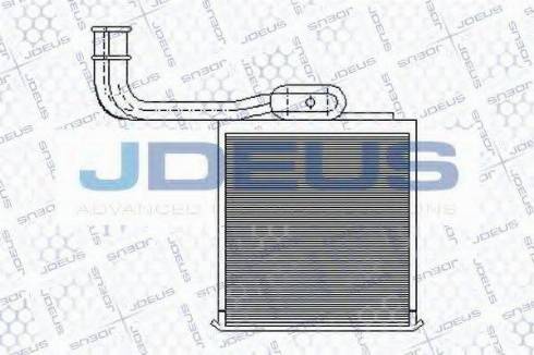 Jdeus 242M01 - Теплообмінник, опалення салону autocars.com.ua