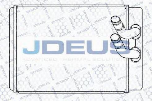 Jdeus 254M04 - Теплообменник, отопление салона autodnr.net