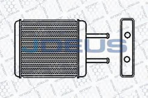 Jdeus 265M03 - Теплообмінник, опалення салону autocars.com.ua