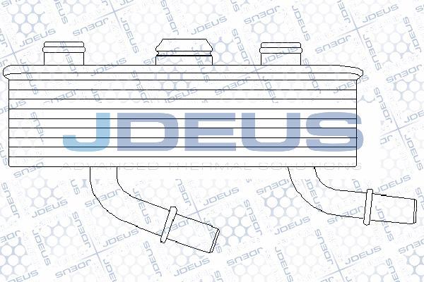 Jdeus 405M16 - Масляний радіатор, автоматична коробка передач autocars.com.ua
