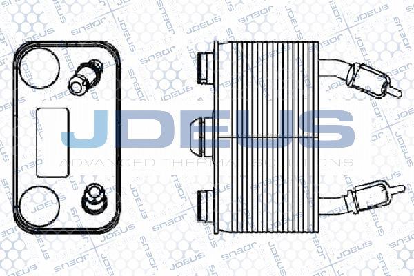 Jdeus 405M27 - Масляний радіатор, автоматична коробка передач autocars.com.ua
