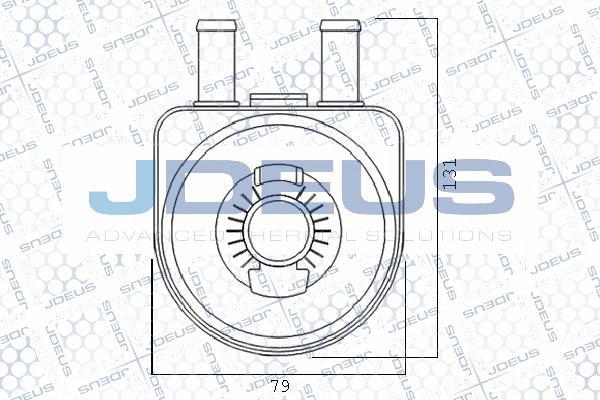 Jdeus 407M21A - Масляный радиатор, двигательное масло autodnr.net