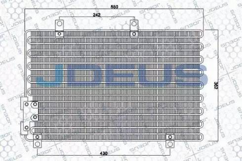 Jdeus 700M07 - Конденсатор, кондиціонер autocars.com.ua