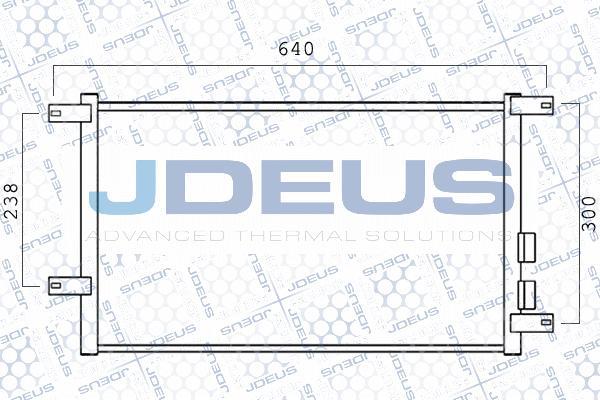 Jdeus 700M10 - Конденсатор, кондиціонер autocars.com.ua