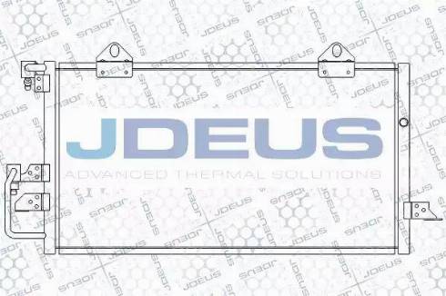 Jdeus 701M04 - Конденсатор, кондиціонер autocars.com.ua