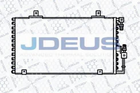 Jdeus 701M05 - Конденсатор, кондиціонер autocars.com.ua