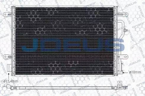 Jdeus 701M21 - Конденсатор, кондиціонер autocars.com.ua