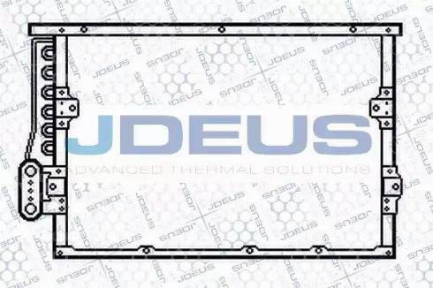 Jdeus 705M10 - Конденсатор, кондиціонер autocars.com.ua