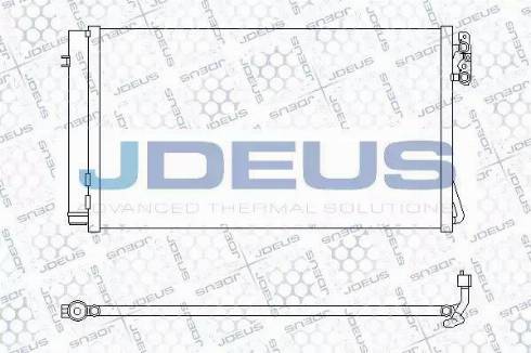 Jdeus 705M68 - Конденсатор, кондиціонер autocars.com.ua