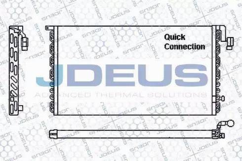 Jdeus 707M32 - Конденсатор, кондиціонер autocars.com.ua