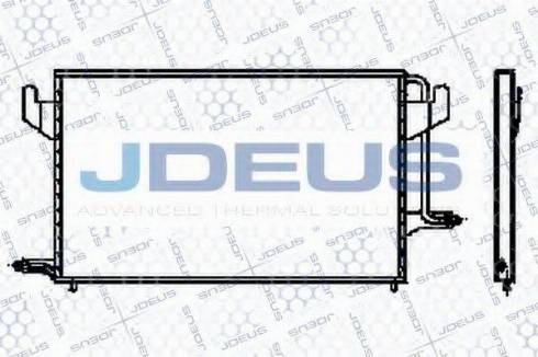 Jdeus 707V16 - Конденсатор, кондиціонер autocars.com.ua