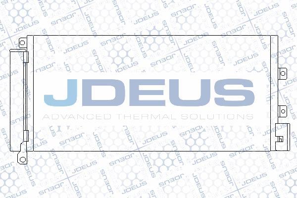 Jdeus 711M45 - Конденсатор, кондиціонер autocars.com.ua