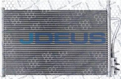 Jdeus 712M10 - Конденсатор, кондиціонер autocars.com.ua