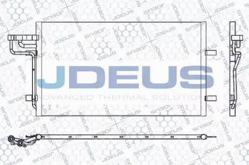 Jdeus 712M25 - Конденсатор, кондиціонер autocars.com.ua