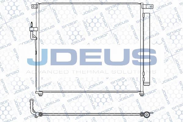 Jdeus 712M41 - Конденсатор, кондиціонер autocars.com.ua