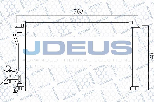 Jdeus 712M77 - Конденсатор, кондиціонер autocars.com.ua