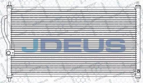 Jdeus 713M01 - Конденсатор, кондиціонер autocars.com.ua