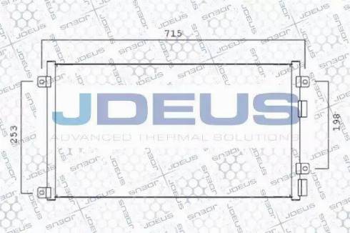 Jdeus 714M05 - Конденсатор кондиционера autodnr.net