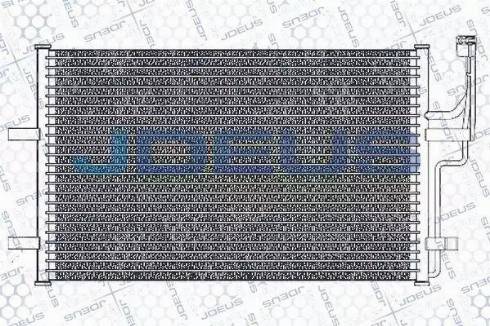 Jdeus 716M23 - Конденсатор, кондиціонер autocars.com.ua