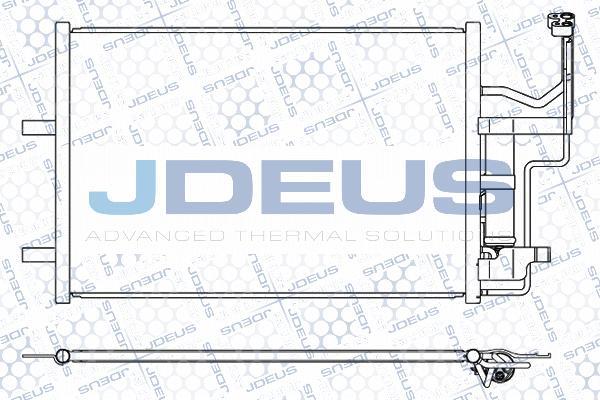 Jdeus 716M30 - Конденсатор кондиционера autodnr.net