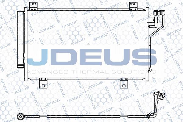 Jdeus 716M40 - Конденсатор, кондиціонер autocars.com.ua