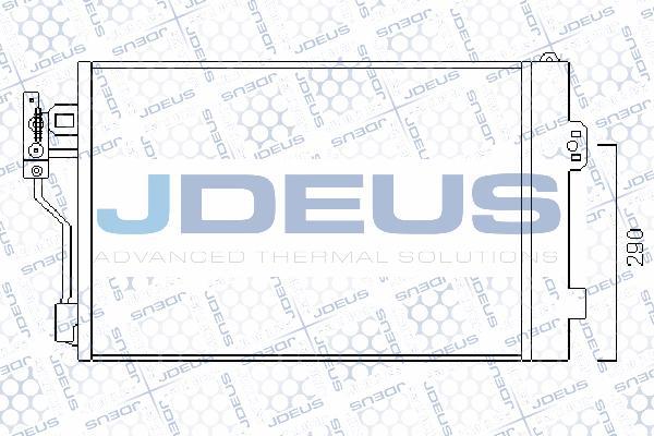 Jdeus 717M46 - Конденсатор кондиционера autodnr.net