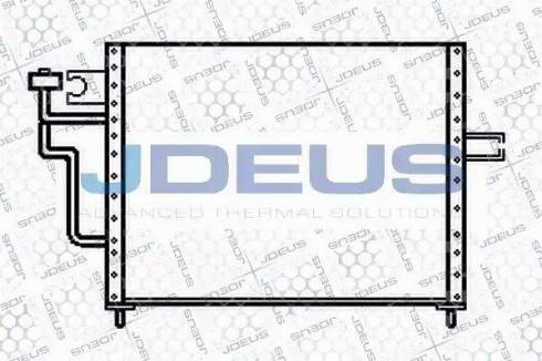 Jdeus 718M07 - Конденсатор, кондиціонер autocars.com.ua