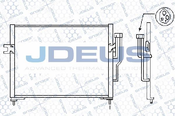 Jdeus 718M10 - Конденсатор кондиционера autodnr.net
