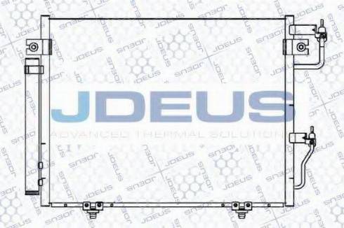 Jdeus 718M42 - Конденсатор, кондиціонер autocars.com.ua