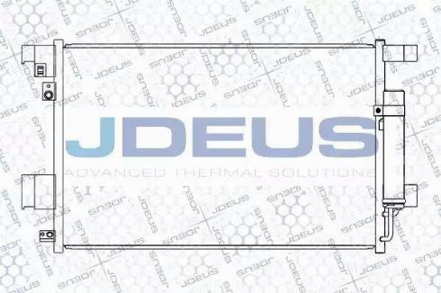 Jdeus 718M43 - Конденсатор кондиционера autodnr.net