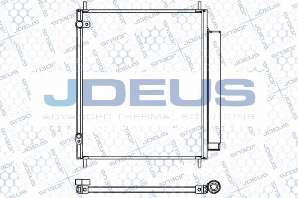 Jdeus 718M72 - Конденсатор, кондиціонер autocars.com.ua