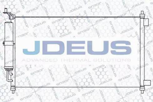 Jdeus 719M50 - Конденсатор, кондиціонер autocars.com.ua