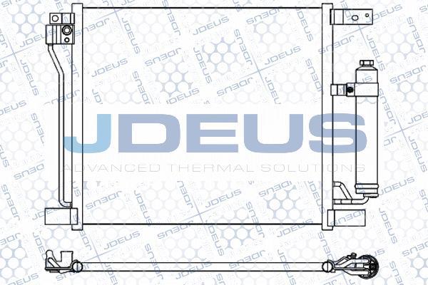 Jdeus 719M74 - Конденсатор, кондиціонер autocars.com.ua