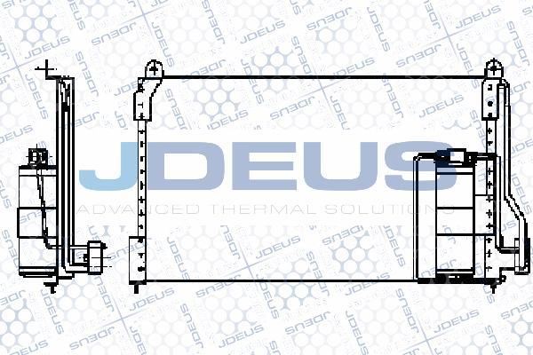 Jdeus 720M03 - Конденсатор, кондиціонер autocars.com.ua