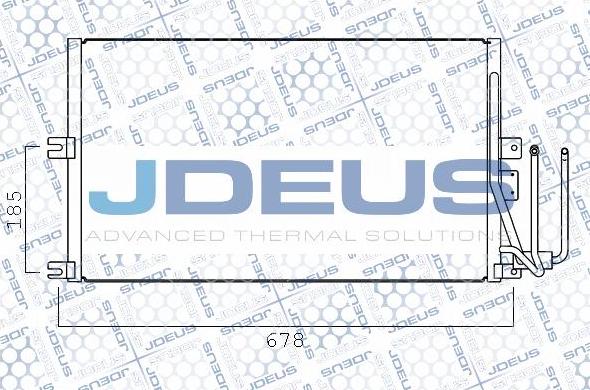 Jdeus 720M04 - Конденсатор кондиционера autodnr.net