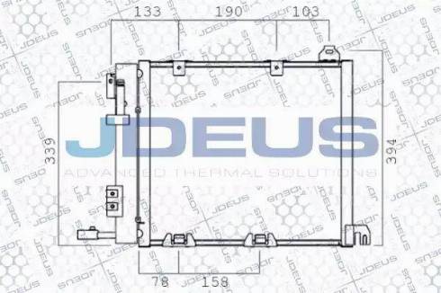 Jdeus 720M31 - Конденсатор, кондиціонер autocars.com.ua
