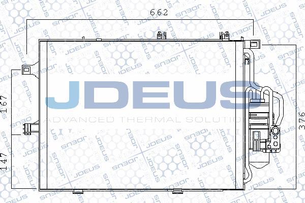 Jdeus 720M49 - Конденсатор кондиционера autodnr.net