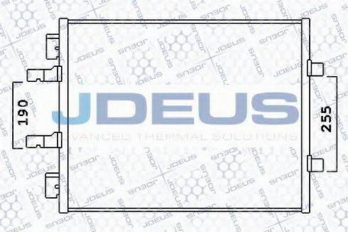 Jdeus 720M73 - Конденсатор, кондиціонер autocars.com.ua