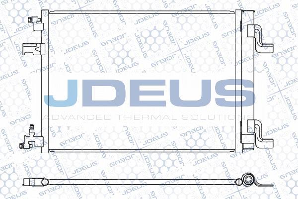 Jdeus 720M74 - Конденсатор кондиционера autodnr.net