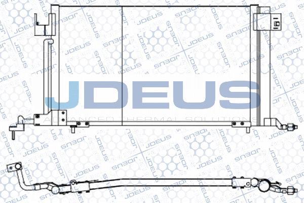Jdeus 721M31 - Конденсатор, кондиціонер autocars.com.ua