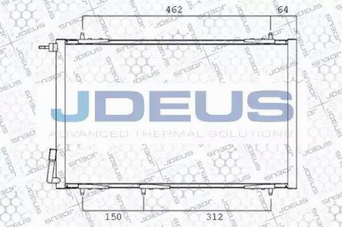 Jdeus 721M36 - Конденсатор кондиционера autodnr.net